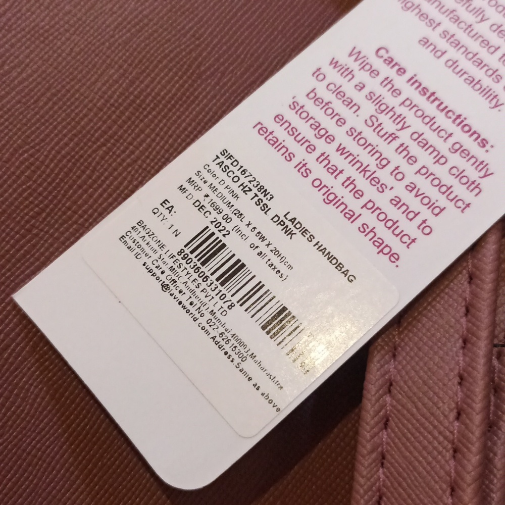 Mauve color lavie sling bag - Picture 4 of 12